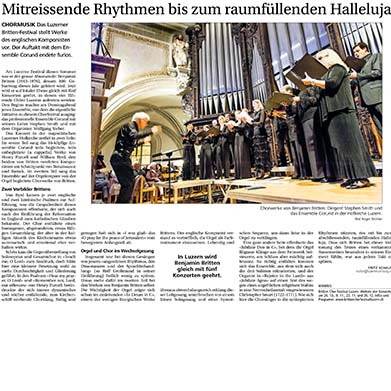 Luzerner Zeitung, 19. September 2013