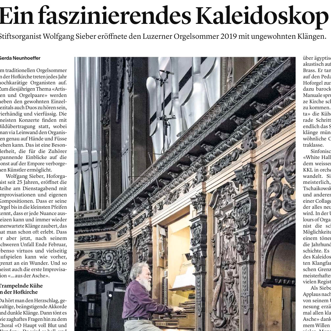 Luzerner Zeitung, 18. Juli 2019 